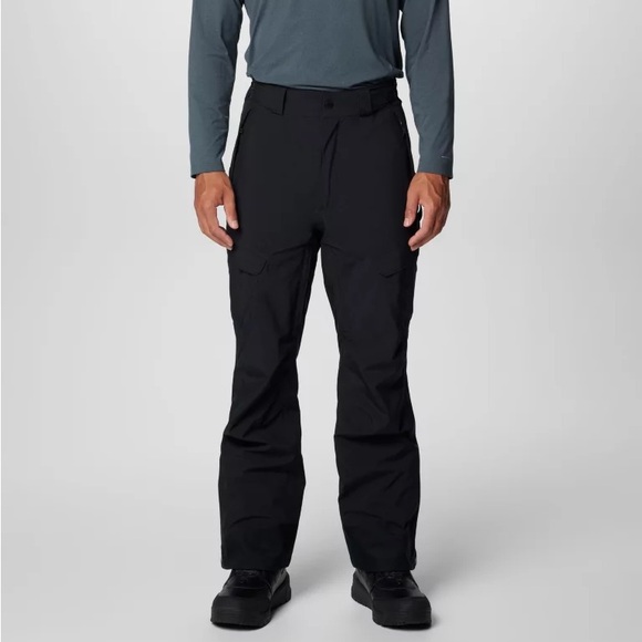 Columbia Mens SZ 6X x 36 Powder Stash Ski Snowboard Snow Omni-Tech Pants Black